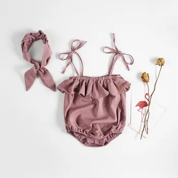 Newborn Baby Romper 2018 Summer Sleeveless Girls Cotton Jumpsuit with Headband 2 PCS Outfits Infant Cute Pullovers D0876
Newborn Baby Romper 2018 Summer Sleeveless Girls Cotton Jumpsuit with Headband 2 PCS Outfits Infant Cute Pullovers D0876