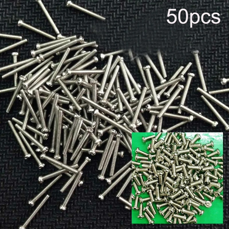 50PCS Metal Small Screws M1.2 Thread Round Head Cross Screw Nuts Length 3/4/6mm Simulation Screw Mini Bolt Parts for Boat Model 
50PCS Metal Small Screws M1.2 Thread Round Head Cross Screw Nuts Length 3/4/6mm Simulation Screw Mini Bolt Parts for Boat Model