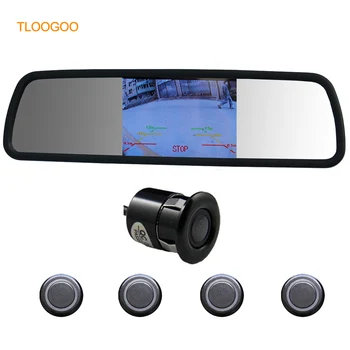 car parking sensor system 4 sensors with back up Camera with bracket Car interior Mirror monitor 4.3inch
car parking sensor system 4 sensors with back up Camera with bracket Car interior Mirror monitor 4.3inch