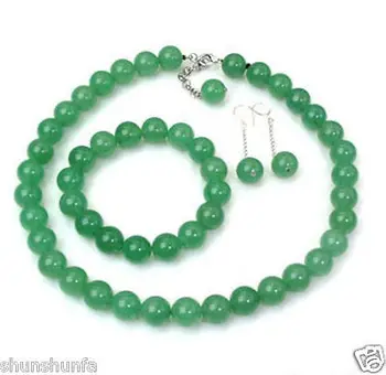 FREE SHIPPINGFINE 10MM WINTER natural JADE NECKLACE 18" BRACELET EARRING SET (A0424)
FREE SHIPPINGFINE 10MM WINTER natural JADE NECKLACE 18" BRACELET EARRING SET (A0424)