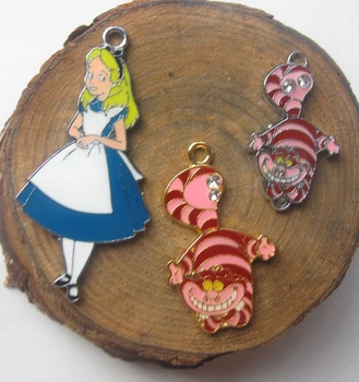 Wholesale 60 pcs Cartoon alice cat Metal Charm Pendants Jewelry Making DIY Gift R-60
Wholesale 60 pcs Cartoon alice cat Metal Charm Pendants Jewelry Making DIY Gift R-60