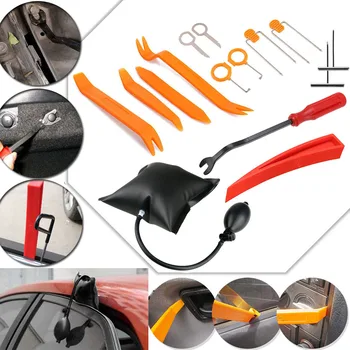 15pcs Car Door Panel Trim Dash Radio Audio Fastener Clip Removal Upholstery Pry Tool Air Wedge Inflatable Bag Shim Window Opener
15pcs Car Door Panel Trim Dash Radio Audio Fastener Clip Removal Upholstery Pry Tool Air Wedge Inflatable Bag Shim Window Opener