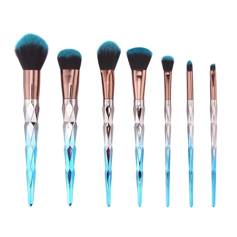 

2019 New 7pcs Pro Makeup Brushes Set Foundation Powder Eyeshadow Eyeliner Lip Brush Tool Pincel de maquiagem L58