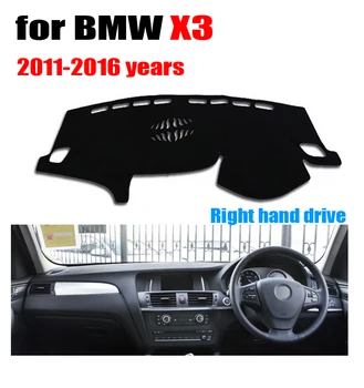 Car dashboard covers mat for BMW X3 2011-2016 years Right hand drive dashmat pad dash cover auto dashboard accessories
Car dashboard covers mat for BMW X3 2011-2016 years Right hand drive dashmat pad dash cover auto dashboard accessories