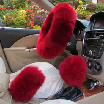 3pcs Winter Car Steering-wheel Cover Long Australian Wool Heated Fur Genuine Leather Steering Wheel Cover
3pcs Winter Car Steering-wheel Cover Long Australian Wool Heated Fur Genuine Leather Steering Wheel Cover