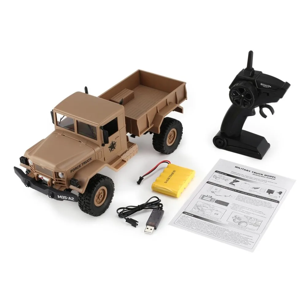 FY001B Car WPL 4WD 1/16 Remote Control Military Truck Replaceable Wheel Drive Off-Road RC Climbing Car Christmas Gifts Toys
FY001B Car WPL 4WD 1/16 Remote Control Military Truck Replaceable Wheel Drive Off-Road RC Climbing Car Christmas Gifts Toys