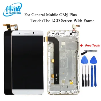 WEICHENG For 5.5'' GM5 Plus Android one Touch screen lcd display screen assembly for General mobile GM 5 Plus With Frame+Tools
WEICHENG For 5.5'' GM5 Plus Android one Touch screen lcd display screen assembly for General mobile GM 5 Plus With Frame+Tools