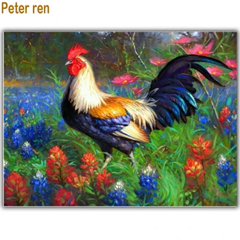 Peter ren Full Rhinestones Diamond Embroidery Rooster in flow Diamond Mosaic Needlework Diamond Painting cross stitch Crafts
Peter ren Full Rhinestones Diamond Embroidery Rooster in flow Diamond Mosaic Needlework Diamond Painting cross stitch Crafts