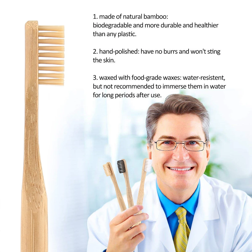1pc Natural Bamboo Black Flat Bristle Adult Toothbrush Anti Bacterial Substance Dark Green Round Handle Eco Froendly Wholesale
1pc Natural Bamboo Black Flat Bristle Adult Toothbrush Anti Bacterial Substance Dark Green Round Handle Eco Froendly Wholesale