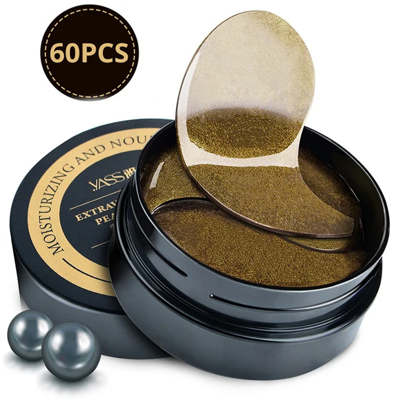 60pcs Black Pearl Gold Collagen Eye Mask Hydrating Anti Wrinkle Eye Bags Dark Circles Remover Eyes Skin Care Mask
60pcs Black Pearl Gold Collagen Eye Mask Hydrating Anti Wrinkle Eye Bags Dark Circles Remover Eyes Skin Care Mask