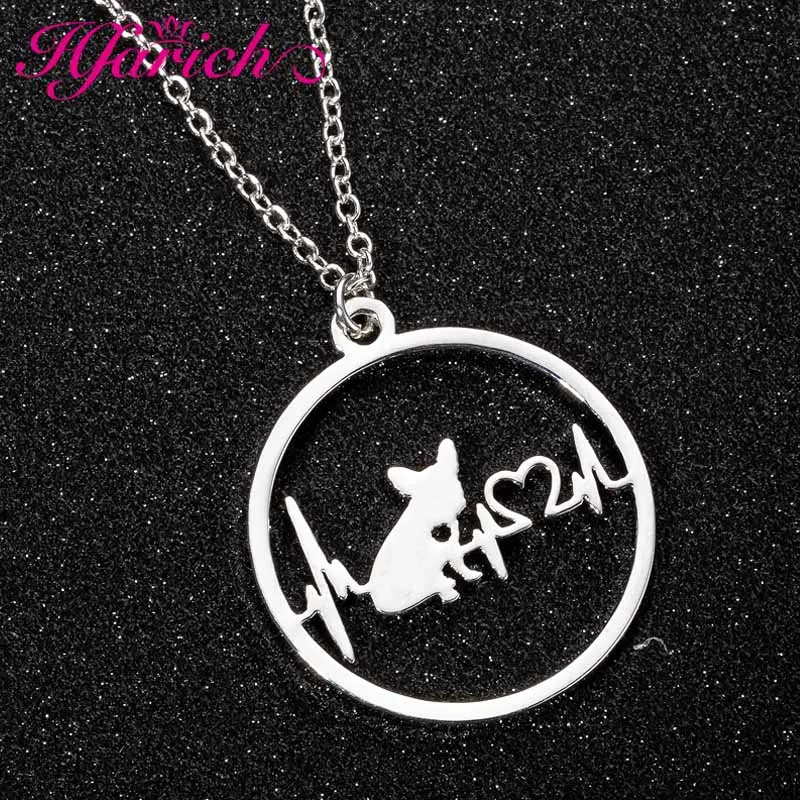 Hfarich Pug Dog Necklaces Women Stainless Steel French Bulldog Pendant Necklace Heartbeat Jewelry Dog Lover Gift
Hfarich Pug Dog Necklaces Women Stainless Steel French Bulldog Pendant Necklace Heartbeat Jewelry Dog Lover Gift