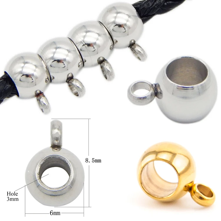 Semitree 20pcs Gold Stainless Steel Spacer Beads Loose Loose Beads Big Hole Positioning Beads DIY Charm Bracelets Jewelry Making
Semitree 20pcs Gold Stainless Steel Spacer Beads Loose Loose Beads Big Hole Positioning Beads DIY Charm Bracelets Jewelry Making