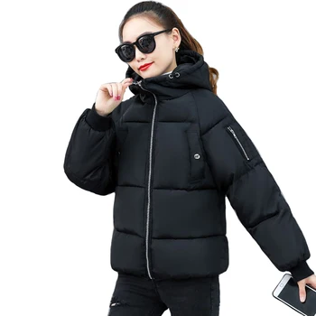 New arrival cotton padded women winter jacket fashion hooded short coats korean style casaco feminina inverno mujer
New arrival cotton padded women winter jacket fashion hooded short coats korean style casaco feminina inverno mujer