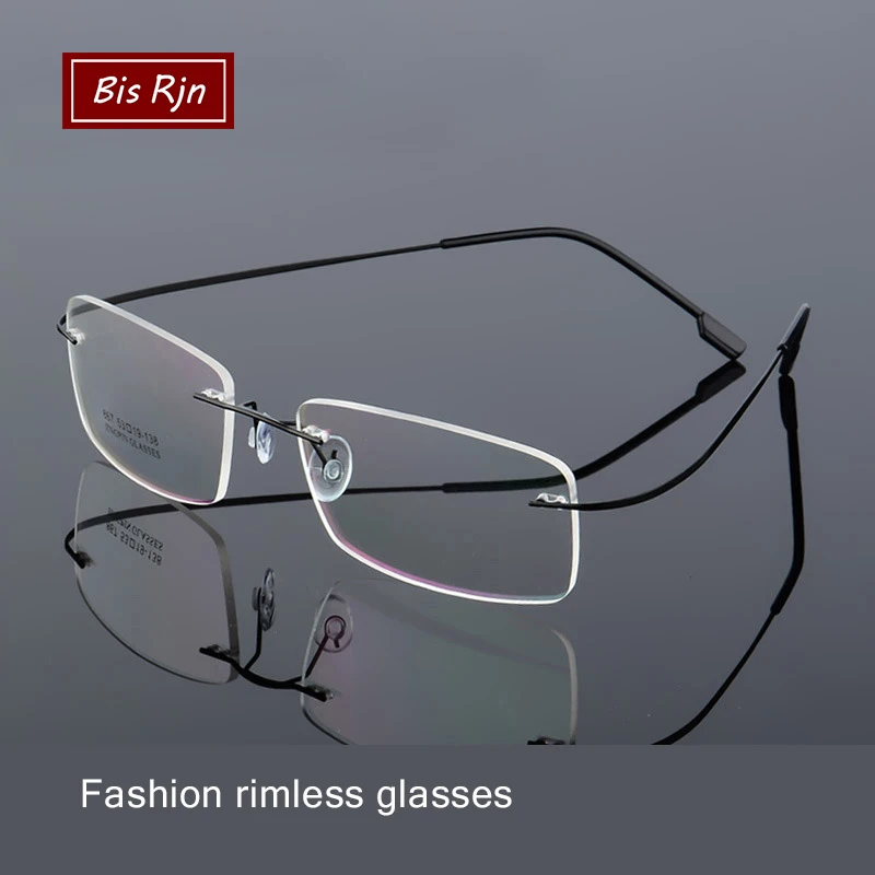 Square Rimless Optical Glasses Frame Man Computer Eyeglasses Lightweight Memory Titanium Spectacle Frame Woman Clear Len Z861
Square Rimless Optical Glasses Frame Man Computer Eyeglasses Lightweight Memory Titanium Spectacle Frame Woman Clear Len Z861