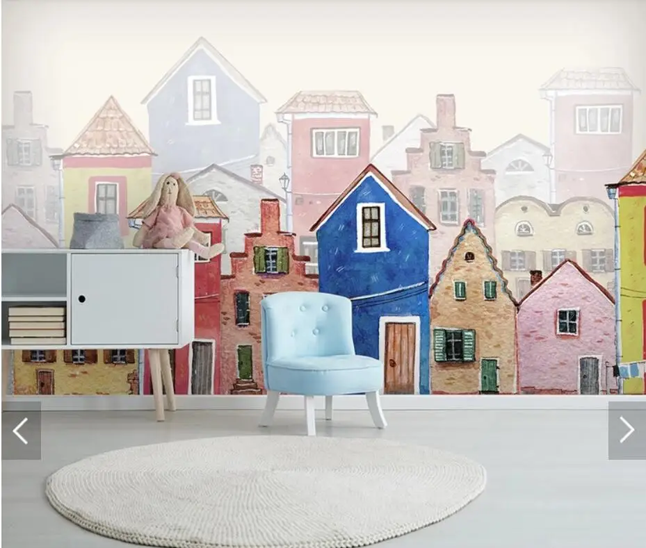 Nordic Watercolor City Construction Kids Bedroom Wallpaper Mural for Living Room TV Sofa Backdrop Wall Paper Contact Paper
Nordic Watercolor City Construction Kids Bedroom Wallpaper Mural for Living Room TV Sofa Backdrop Wall Paper Contact Paper