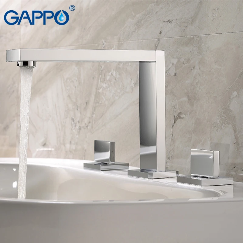 

GAPPO basin faucet bathroom bath faucets waterfall sink taps deck mounted Water mixer shower mixers tap Sanitary Ware Suite