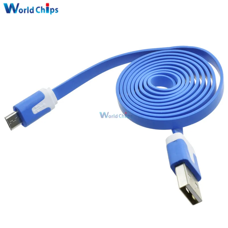 

1m 3.3ft USB Cable Blue For Wemos D1 For Wemos D1 Mini NodeMcu Wire