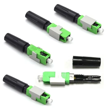 100pcs SC APC Fiber Optic Fast Connector FTTH Fiber Optic Quick Connector Single-Mode SC quick assembly Connector
100pcs SC APC Fiber Optic Fast Connector FTTH Fiber Optic Quick Connector Single-Mode SC quick assembly Connector