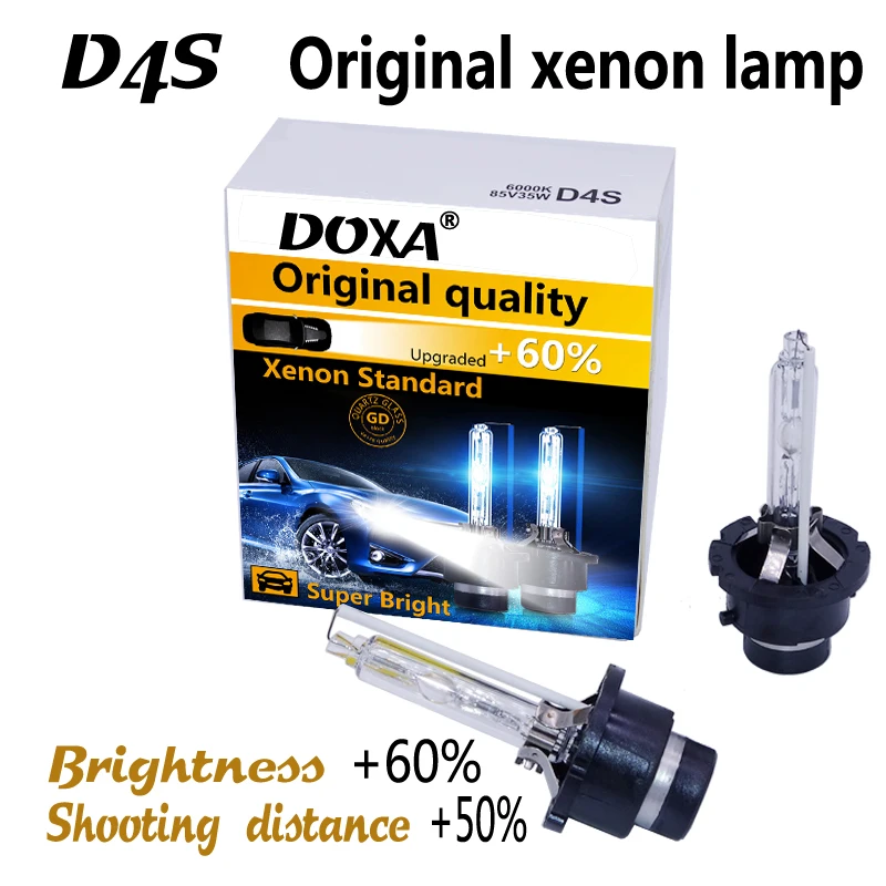 Image Promotion Auto 2pcs D4S 35W 12V Car HID Xenon Bulb Replacement Headlight Lamp Auto Light Source 4300K 6000K