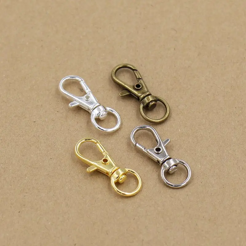 (50 pieces/pack) 32mm length Lobster Swivel Clasps For Bag Charms Key Rings Clasp accessories
(50 pieces/pack) 32mm length Lobster Swivel Clasps For Bag Charms Key Rings Clasp accessories