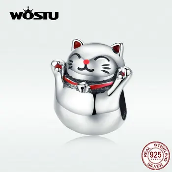 WOSTU S925 Happy Cat Beads Charm Fit Original Bracelet Authentic 925 Sterling Silver Beads Fashion Jewelry For Women DXC1178
WOSTU S925 Happy Cat Beads Charm Fit Original Bracelet Authentic 925 Sterling Silver Beads Fashion Jewelry For Women DXC1178
