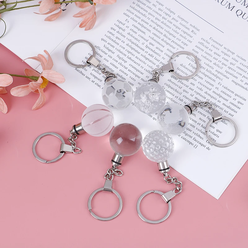 1Pc Crystal LED Light Keychain Car Key Chain Keyring Football Ball Pendant Keyring
1Pc Crystal LED Light Keychain Car Key Chain Keyring Football Ball Pendant Keyring