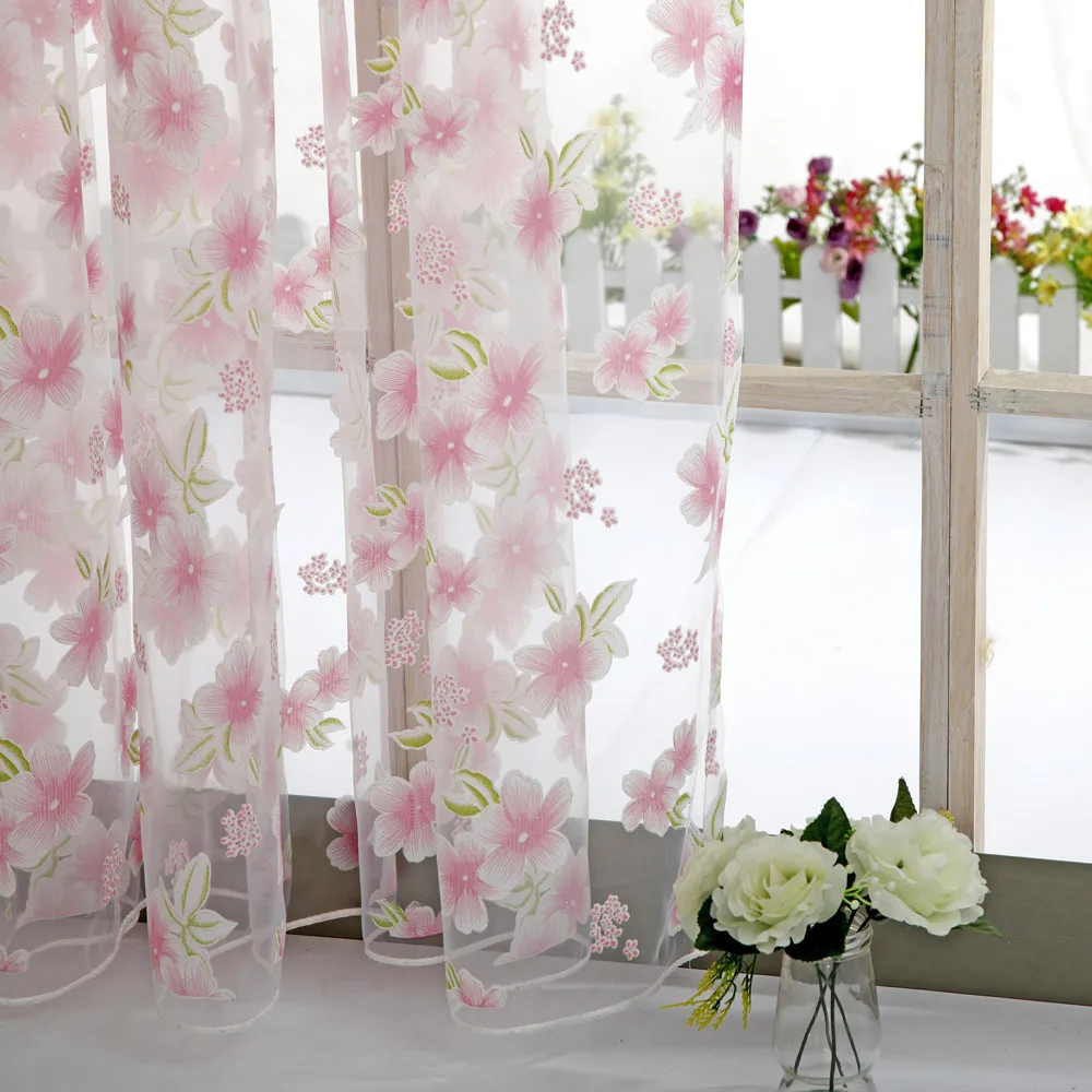 2019 Flower Sheer Curtain Tulle Window Treatment Voile Drape Valance 1 Panel Fabric
2019 Flower Sheer Curtain Tulle Window Treatment Voile Drape Valance 1 Panel Fabric