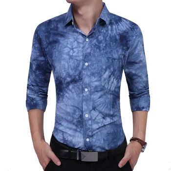 Brand 2018 Fashion Male Shirt Long-Sleeves High Quality Tie-dye Casual Slim Mens Dress Shirts Slim Men Shirt XXL
Brand 2018 Fashion Male Shirt Long-Sleeves High Quality Tie-dye Casual Slim Mens Dress Shirts Slim Men Shirt XXL