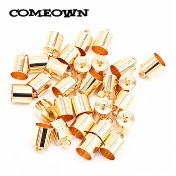 COMEOWN 100pcs Hole 3mm Bronze Gold Silver Color Leather Cord End Caps Tassel Crimp End Clasps Connector for Jewelry Making
COMEOWN 100pcs Hole 3mm Bronze Gold Silver Color Leather Cord End Caps Tassel Crimp End Clasps Connector for Jewelry Making