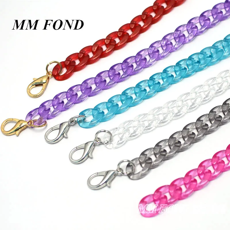 MM FOND 60cm jelly color women transparent acrylic bag strap easy matching lady shoulder bag belts 1.5cm*2cm demension A107
MM FOND 60cm jelly color women transparent acrylic bag strap easy matching lady shoulder bag belts 1.5cm*2cm demension A107