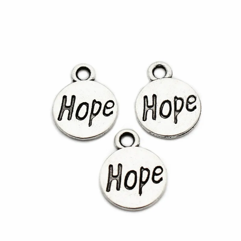 Hot Sale 12pcs/lot Silver Alloy Hope Dangle Charms Lobster Clasp Hanging Charm For Choker Pendant Neckcace
Hot Sale 12pcs/lot Silver Alloy Hope Dangle Charms Lobster Clasp Hanging Charm For Choker Pendant Neckcace
