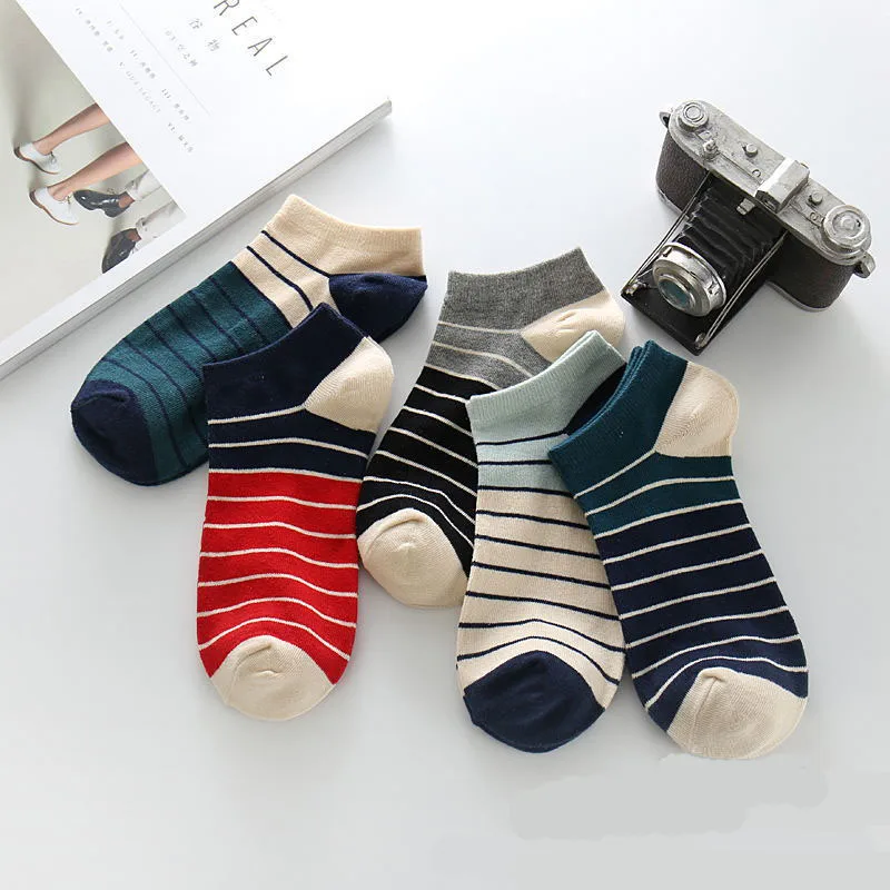 Summer striped sailor men's casual cotton socks men's boat socks slippers wild shape low waist cotton breathable sweat
Summer striped sailor men's casual cotton socks men's boat socks slippers wild shape low waist cotton breathable sweat