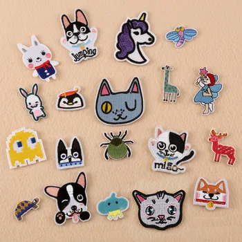 Small Cartoon Dog Cat Rabbit Deer Unicorn Gril Patches Iron On Or Sew Fabric Sticker For Clothes Badge Embroidered Appliques DIY
Small Cartoon Dog Cat Rabbit Deer Unicorn Gril Patches Iron On Or Sew Fabric Sticker For Clothes Badge Embroidered Appliques DIY