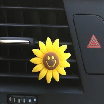 1Pieces Smiling Face Sunflower Air Freshener Mounted On Car Air Condition Clip Styling Supplment Lemon Perfume Improve Air Scent
1Pieces Smiling Face Sunflower Air Freshener Mounted On Car Air Condition Clip Styling Supplment Lemon Perfume Improve Air Scent