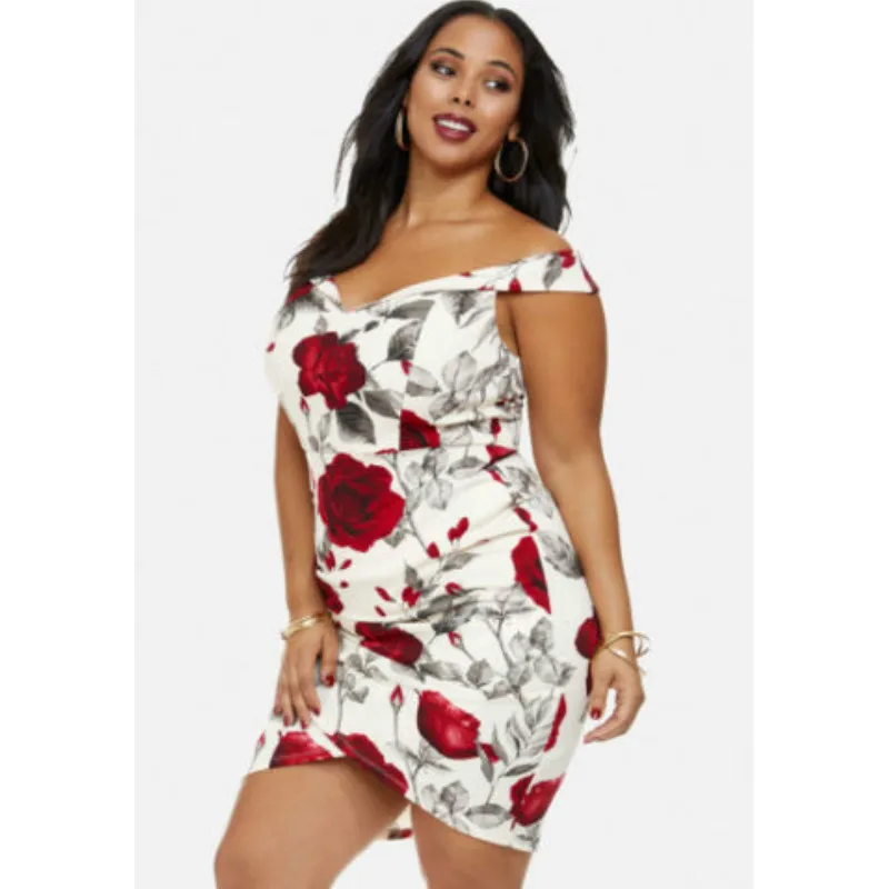 hirigin Plus Size Women Vintage Sleeveless Off The Sjhoulder Floral Party Mini Dress Abundant Ladies Sexy Dress XL-5XL
hirigin Plus Size Women Vintage Sleeveless Off The Sjhoulder Floral Party Mini Dress Abundant Ladies Sexy Dress XL-5XL