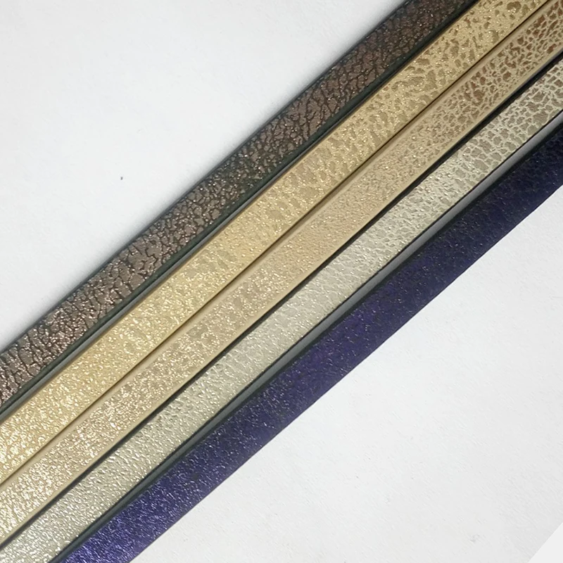 1 Meter Flashy Matte Scrawl Art 5*2mm Flat Flat Leather Cord For Bracelet Making Rope DIY Fashion Jewelry AccessoriesFittings
1 Meter Flashy Matte Scrawl Art 5*2mm Flat Flat Leather Cord For Bracelet Making Rope DIY Fashion Jewelry AccessoriesFittings