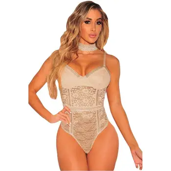 Floral Lace Bustier Bodysuit Women Sexy Sleeveless Backless See Through Skinny Body Short Jumpsuit Bodycon Slim Solid Bodysuit
Floral Lace Bustier Bodysuit Women Sexy Sleeveless Backless See Through Skinny Body Short Jumpsuit Bodycon Slim Solid Bodysuit