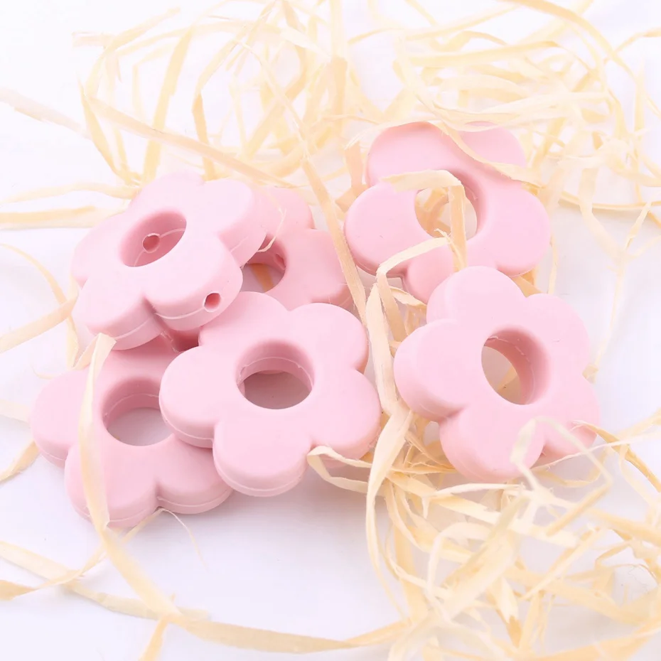 Bite Bites 5pc Flower Baby Silicone Accessory Neutral Gift High Quality Making Jewelry Necklace Beads Organic Baby Teether
Bite Bites 5pc Flower Baby Silicone Accessory Neutral Gift High Quality Making Jewelry Necklace Beads Organic Baby Teether
