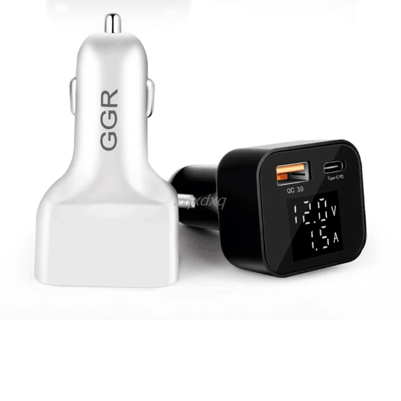 USB PD Car Charger Type C 18W Power Delivery Quick Auto Charger Voltmeter Power Adapter QC 3.0 for iPhone Huawei Smart Phone
USB PD Car Charger Type C 18W Power Delivery Quick Auto Charger Voltmeter Power Adapter QC 3.0 for iPhone Huawei Smart Phone