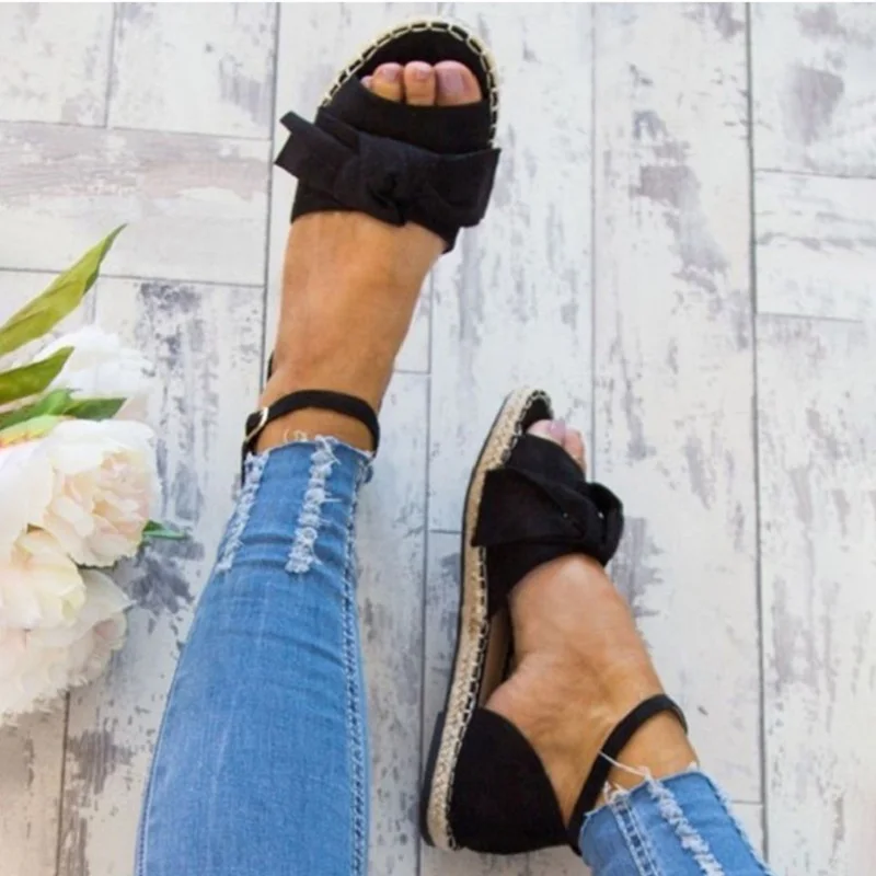 New summer women fashion bowtie sandals gladiator open toe roma woman beach casual flat shoes black big size ladies shoes
New summer women fashion bowtie sandals gladiator open toe roma woman beach casual flat shoes black big size ladies shoes