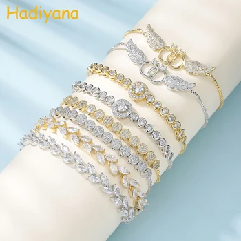 HADIYANA Popular Monica Cubic Zirconia Tennis Bracelet With Adjustable Chain Women 2018 Copper Base Gift Pulseira Feminina SL044
HADIYANA Popular Monica Cubic Zirconia Tennis Bracelet With Adjustable Chain Women 2018 Copper Base Gift Pulseira Feminina SL044