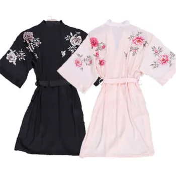 Women's Satin Robe Kimono Nightgowns Gown Babydoll Party Sleepwear Ladies Loose Cute Nightwear Sleepshirts With Belt
Women's Satin Robe Kimono Nightgowns Gown Babydoll Party Sleepwear Ladies Loose Cute Nightwear Sleepshirts With Belt