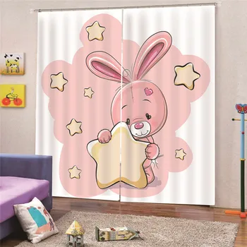 3D Digital Print Rabbit Luxury Blackout Curtains For Living room Kids Bedroom Drapes Cotinas para Halloween Decorative AP9
3D Digital Print Rabbit Luxury Blackout Curtains For Living room Kids Bedroom Drapes Cotinas para Halloween Decorative AP9