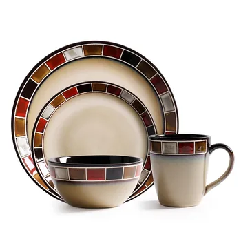 4PCS/Lot Creative Underglaze Ceramic Tableware Set Home Spaghetti Vegetables Round Plate Fruit Salad Dish Saucer Mug Soup Bowl
4PCS/Lot Creative Underglaze Ceramic Tableware Set Home Spaghetti Vegetables Round Plate Fruit Salad Dish Saucer Mug Soup Bowl