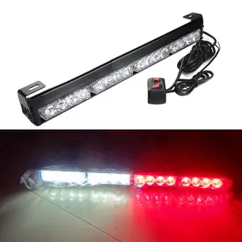 XYIVYG 16 LED Red White Emergency Warning Light Bar Traffic Advisor Strobe Flash Lamp Flashing 45CM
XYIVYG 16 LED Red White Emergency Warning Light Bar Traffic Advisor Strobe Flash Lamp Flashing 45CM