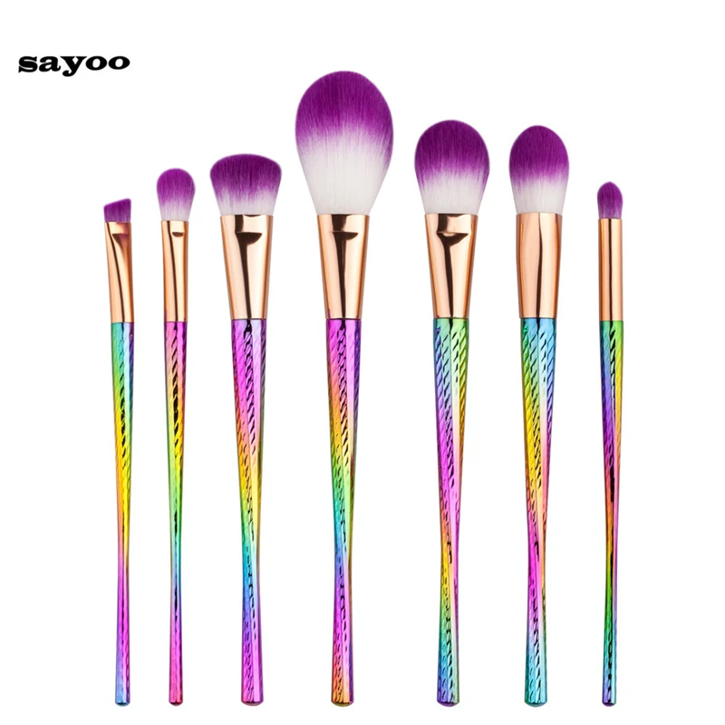 2017 7pcs Colorful Slim Waist Eye Shadow Foundation Eyebrow Lip Brus Makeup Brushes Tool
2017 7pcs Colorful Slim Waist Eye Shadow Foundation Eyebrow Lip Brus Makeup Brushes Tool