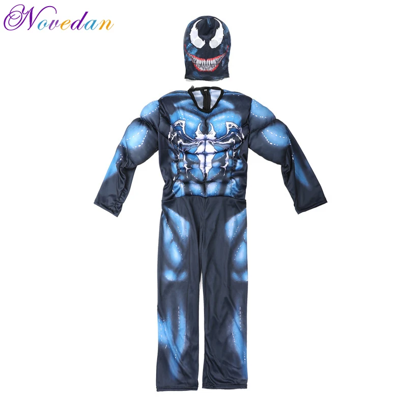 New Style Fashion Cosplay Clothing Halloween Muscle Venom Mask Children Spiderman Costume Suit Purim Carnival Costumes For Boys
New Style Fashion Cosplay Clothing Halloween Muscle Venom Mask Children Spiderman Costume Suit Purim Carnival Costumes For Boys