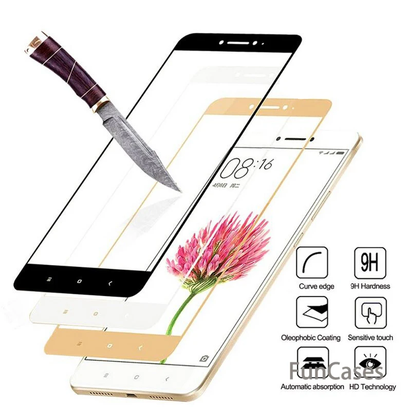 Полностью покрывающее закаленное Стекло для Xiaomi Redmi Note 5 Pro 7 плюс 5A 4 4A 4X mi 8 6 9 6A