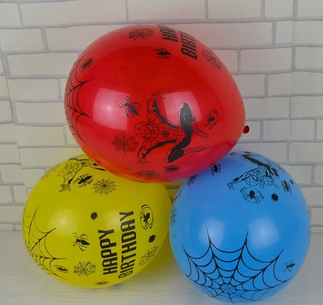 10pcs/lot Spiderman Latex Balloon Spider-man Happy Birthday Inflatable Ballon Decorations Globos Toys For Baby Boy Hero Balls
10pcs/lot Spiderman Latex Balloon Spider-man Happy Birthday Inflatable Ballon Decorations Globos Toys For Baby Boy Hero Balls