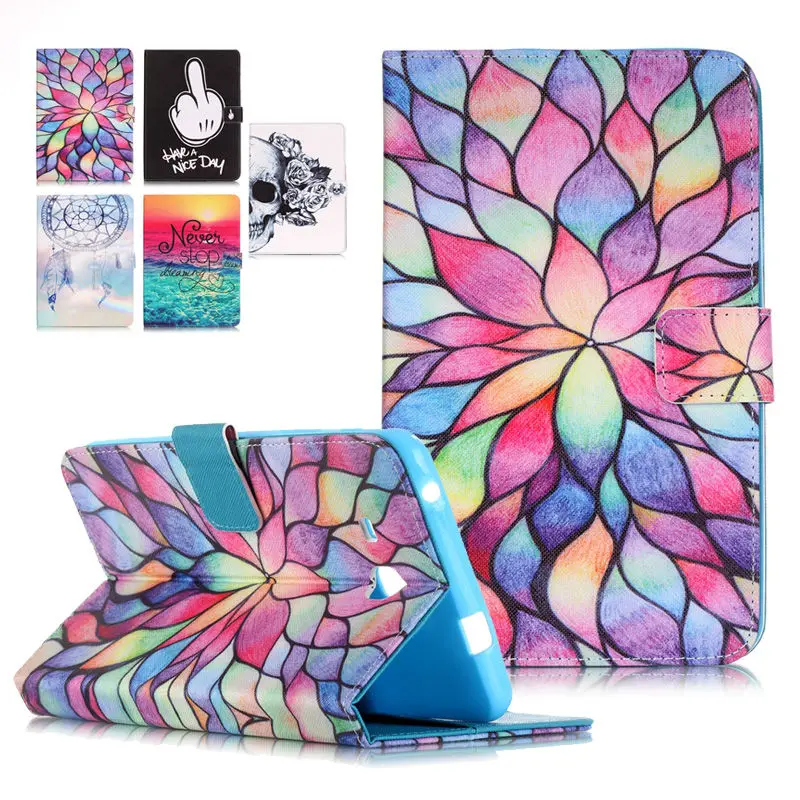 Stand Tablet PU Leather Cover font b Case b font For font b Samsung b font